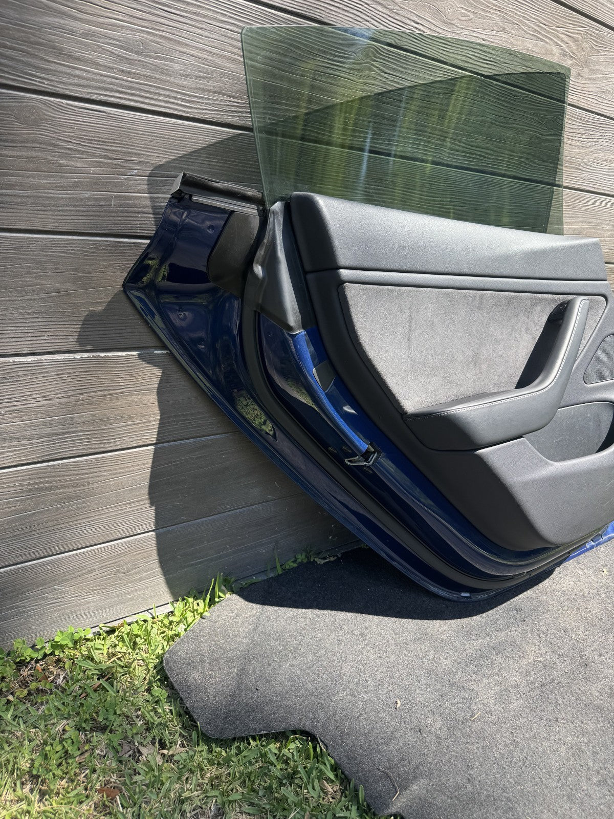 2018-2023 Tesla Model 3 M3 Rear Driver Side Door Shell Panel Left LH Blue PPSB
