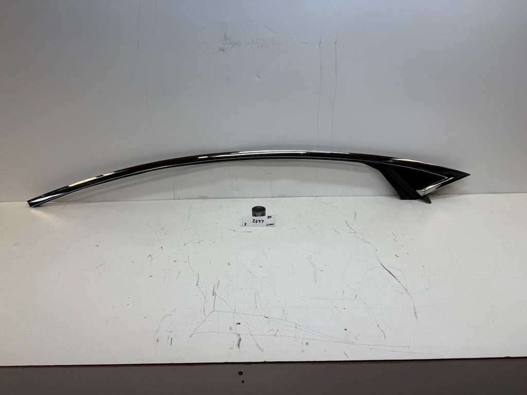 2016-20 Tesla Model X Right Door Chrome Upper Molding Bright Trim 1032146-00-C