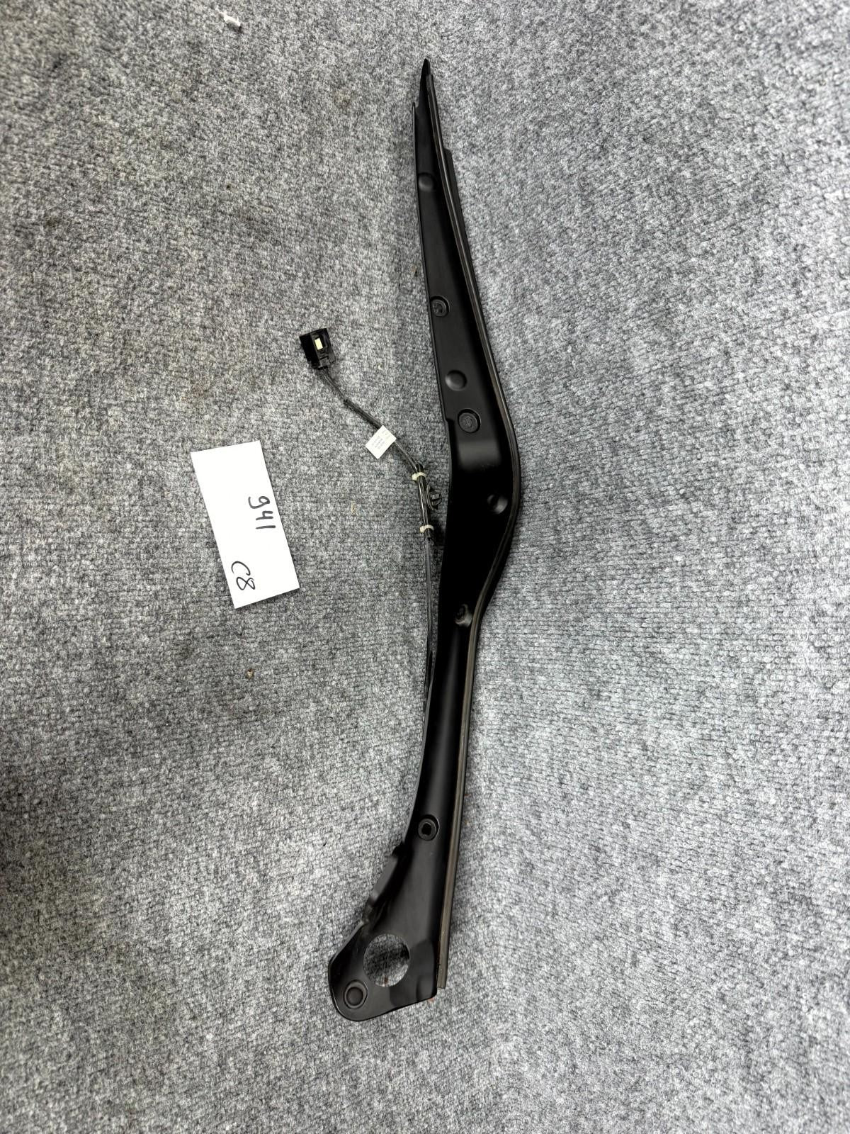 16-23 Tesla Model X Rear Right Lower Door Pinch Sensor Carrier OEM, 1041595-00-F