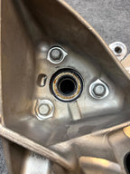2020-2024 TESLA MODEL Y REAR LEFT SPINDLE KNUCKLE HUB & SHIELD OEM, 1188411-00-G