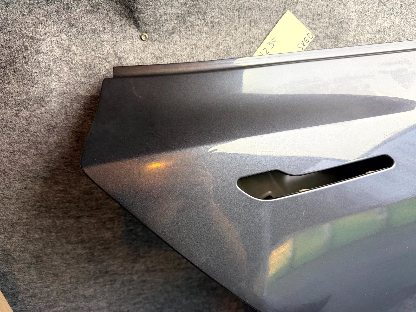 ♦️2017–2023 TESLA MODEL 3 REAR RIGHT/PASSENGER SIDE DOOR PANEL OEM, 1081440-E0-C