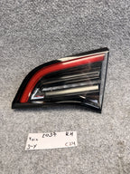2017-2024 TESLA MODEL 3 Y REAR RIGHT SIDE INNER TRUNK TAIL LIGHT OEM, 150208900B