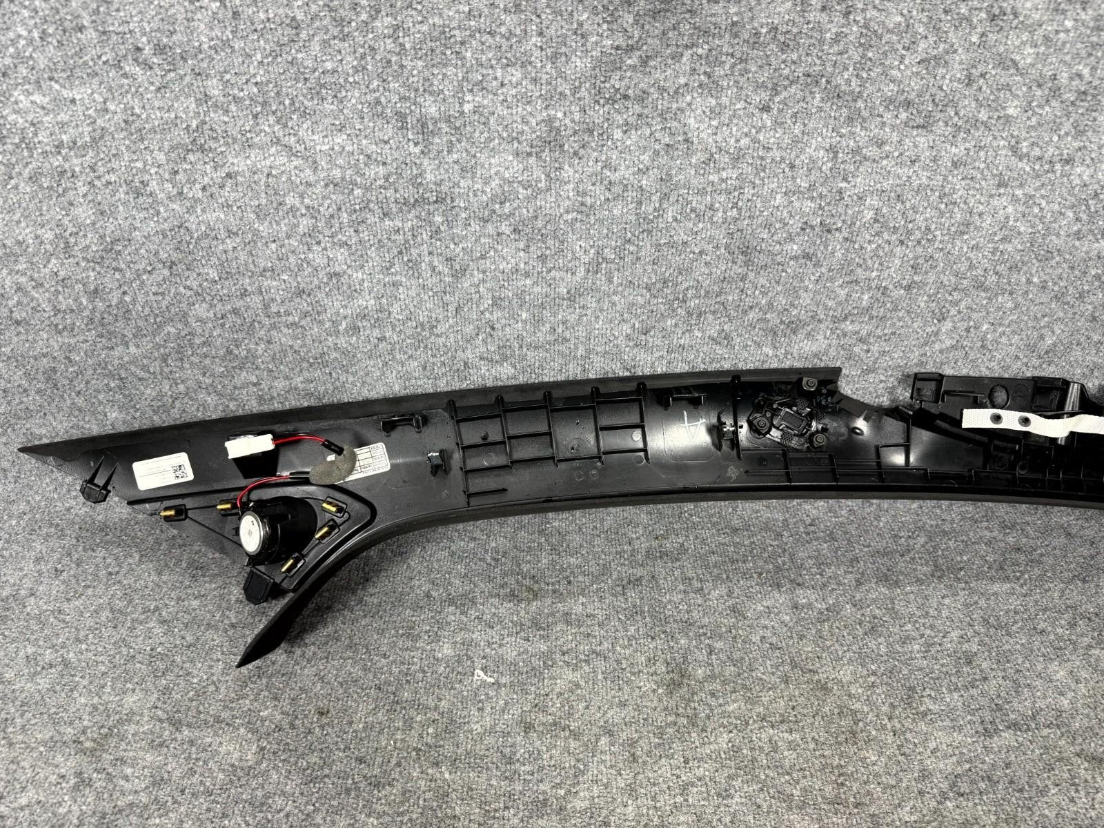 2016-2020 Tesla Model X Left Driver Side Upper A Pillar Trim OEM, 1035939-06-G