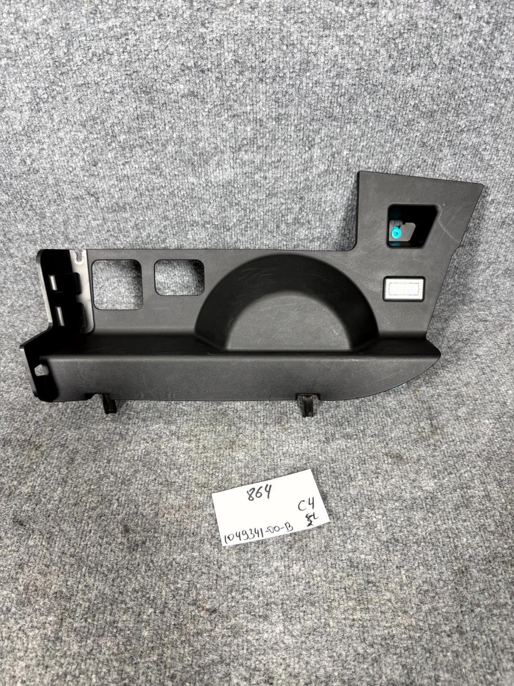 2016-2020 Tesla Model X Right Under Dash Dashboard Trim Cover OEM, 1054822-00-A