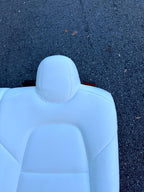 ♦️17 - 23 TESLA MODEL 3 REAR LEFT UPPER SEAT CUSION W/ ARMREST OEM, 1455035-00-C