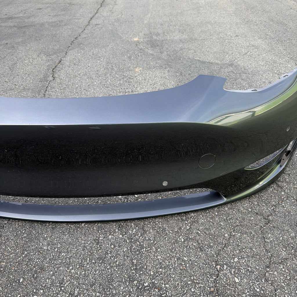 20-22 Model Y Front Bumper Cover Gray w/ Sensor Holes -  PMNG OEM 1606844-17-A