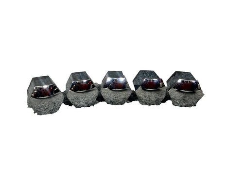 ♦️12-23 Tesla Model X Y S 3 Chrome Wheel Lug Nut Covers OEM, 108F21247-SREFUS