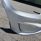2021-2025 Tesla Model X Front Bumper Cover White WITHOUT Sensor 1588184-S0-B
