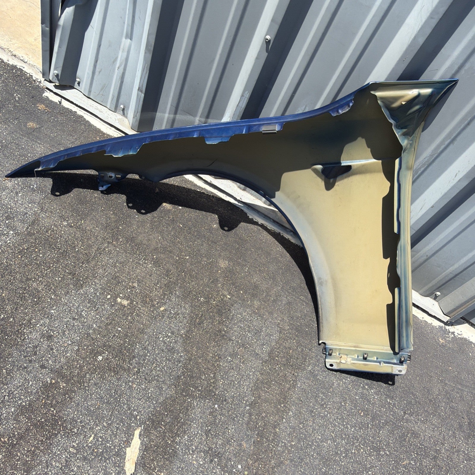12-20 OEM Tesla Model S Front Right Passenger Fender Panel Black BLUE OEM
