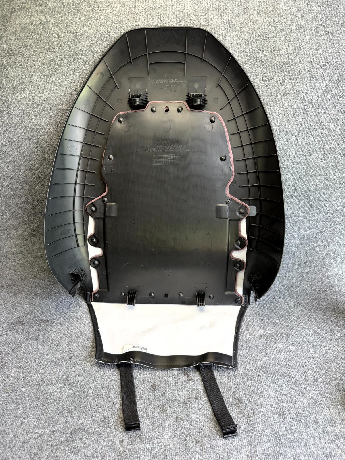 2017–2023 TESLA MODEL 3 FRONT LEFT SIDE SEAT BACK PANEL TRIM OEM, 1088966-00-C