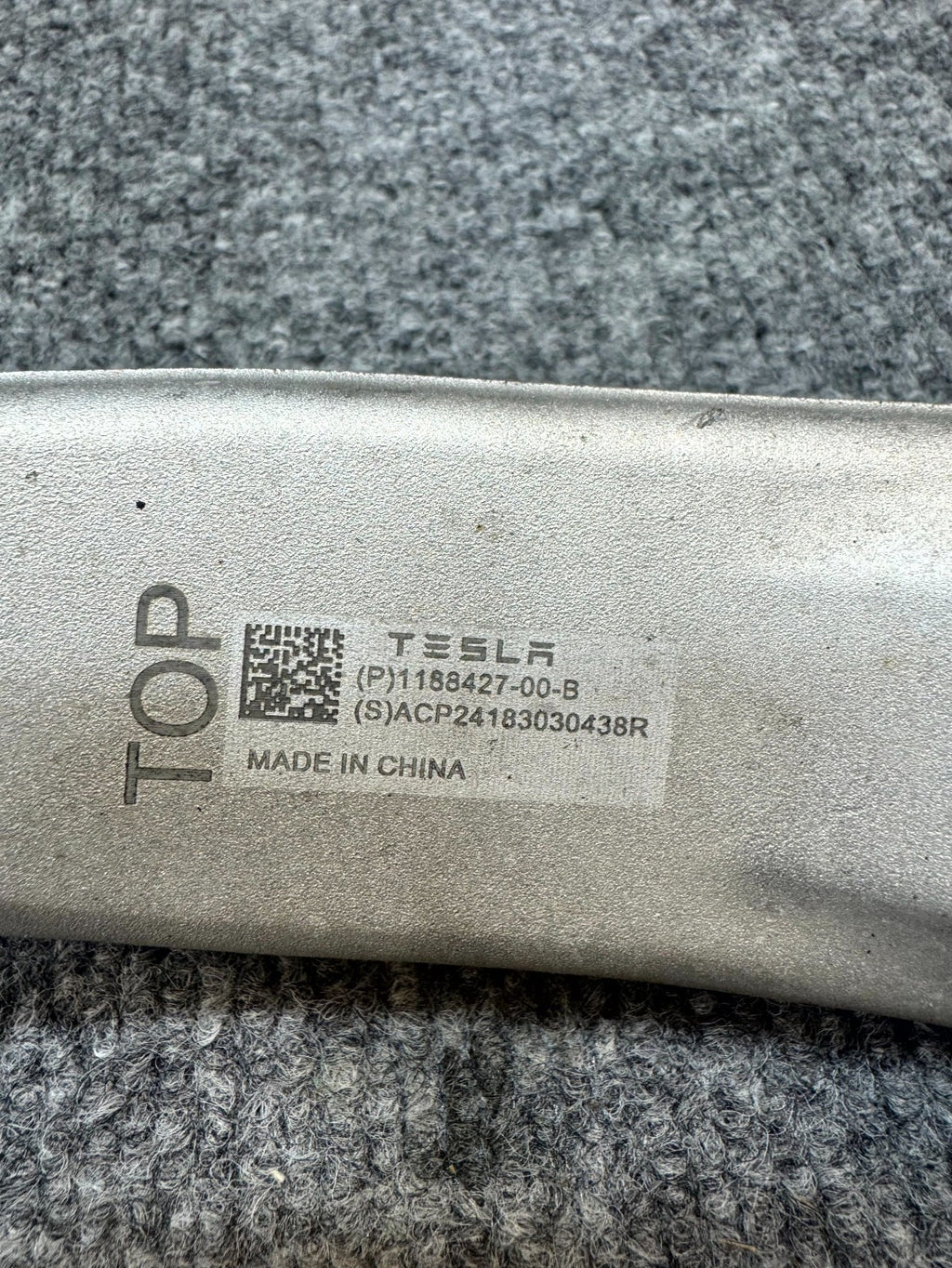 2020 - 2024 TESLA MODEL Y REAR RIGHT / LEFT UPPER CONTROL ARM OEM, 1188427-00-B