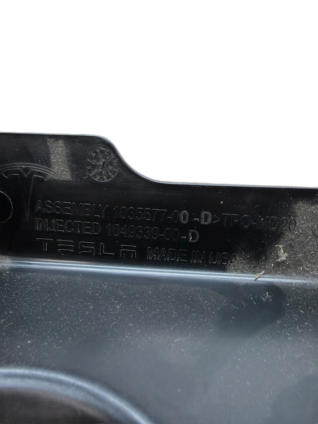 2016-2020 Tesla Model X Left Dash Compartment Trim Panel Light 1035577-00-D