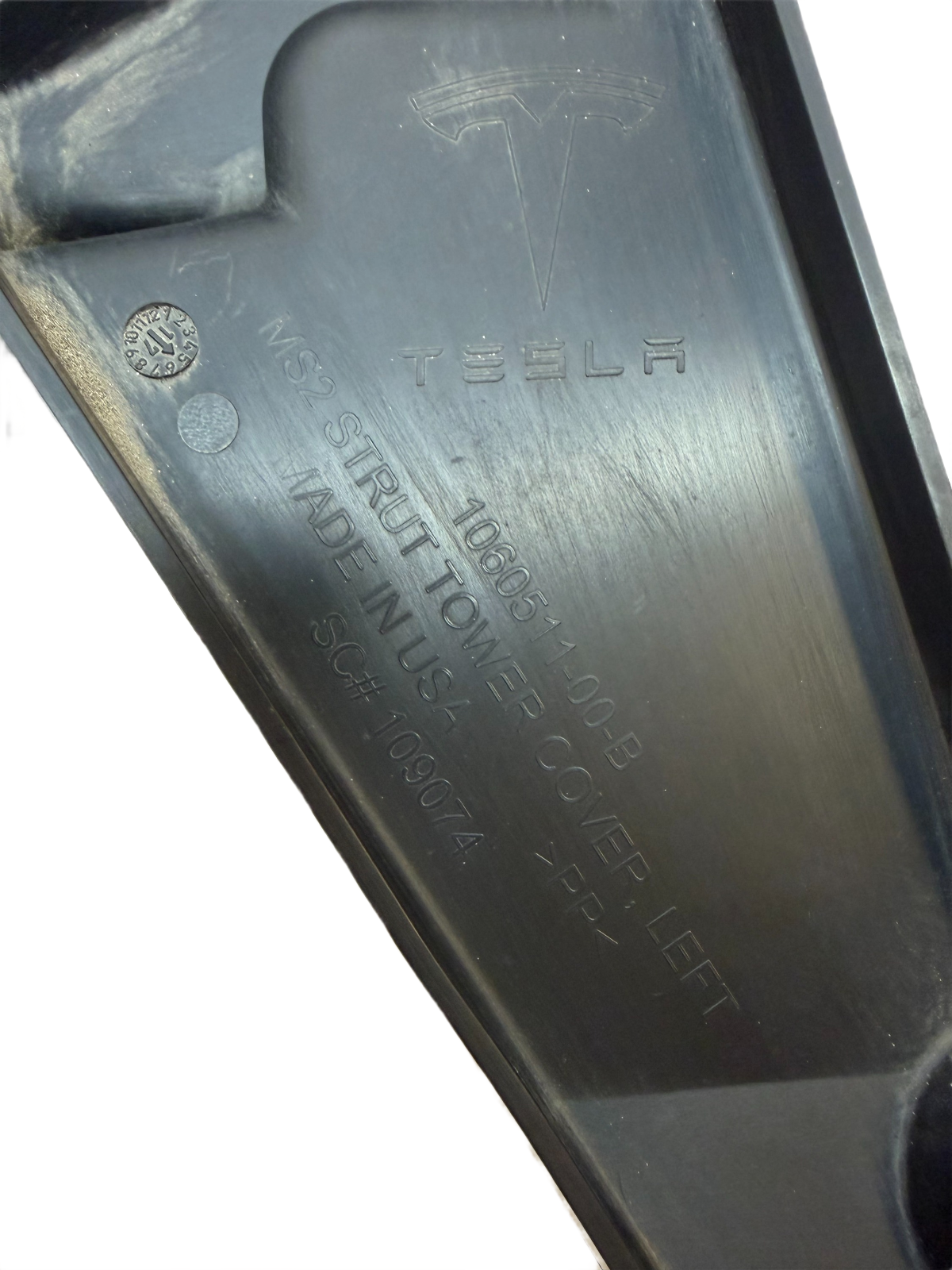 2016-2020 Tesla Model S MS Left Underhood Shock Tower Cover Trim 1060510-00-B