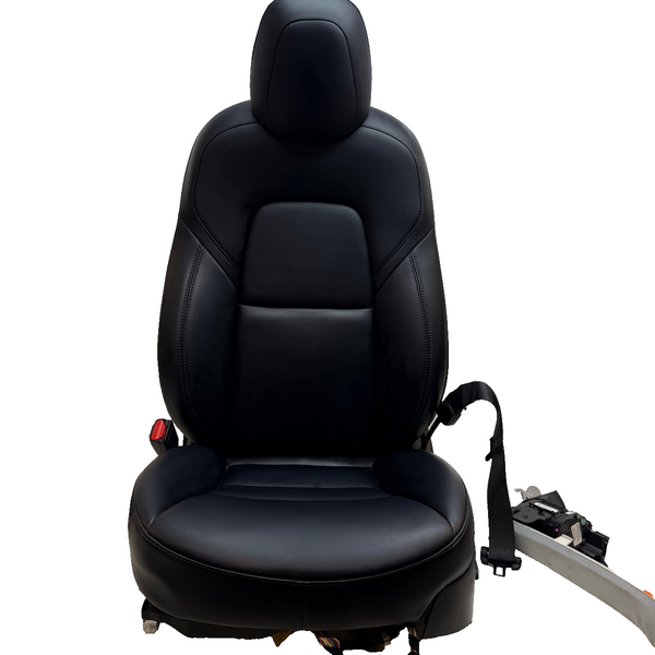 2017-2023 Tesla Model 3 Front Left Driver Side 1st Row Seat Black OEM