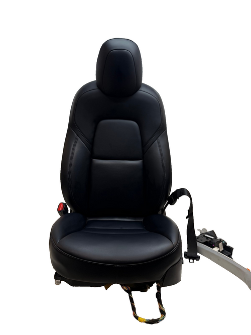 2017-2023 Tesla Model 3 Front Left Driver Side 1st Row Seat Black OEM