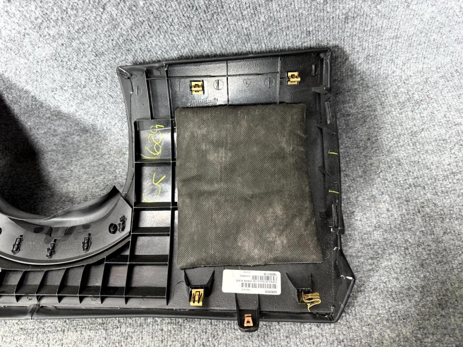 2016-2020 Tesla Model X Left Dashboard Knee Bolster Trim OEM, 1002405-21-H