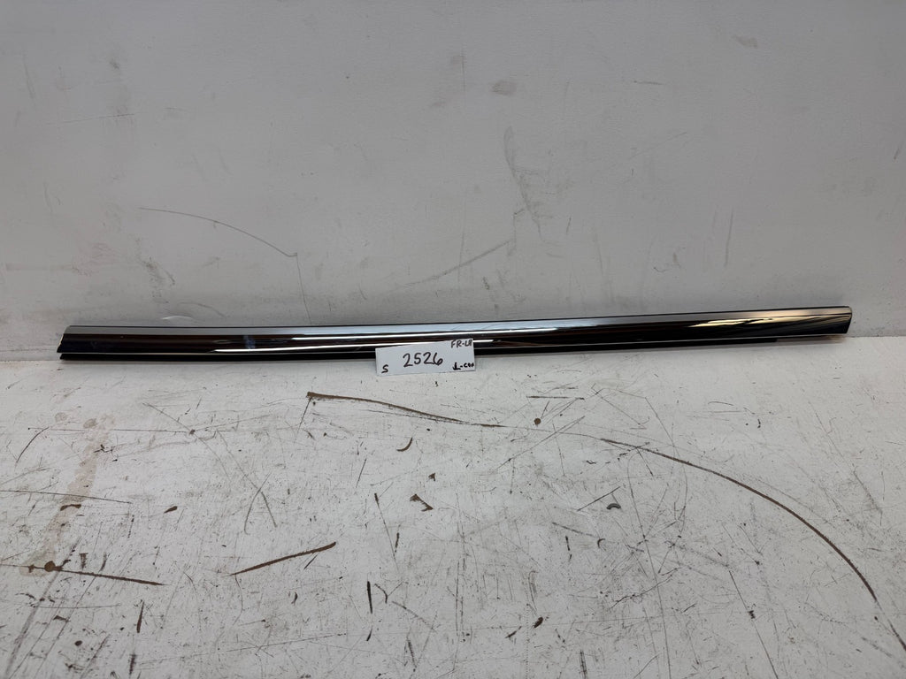 2012-2020 Tesla Model S Front Left Side Door Window Trim Molding Chrome OEM