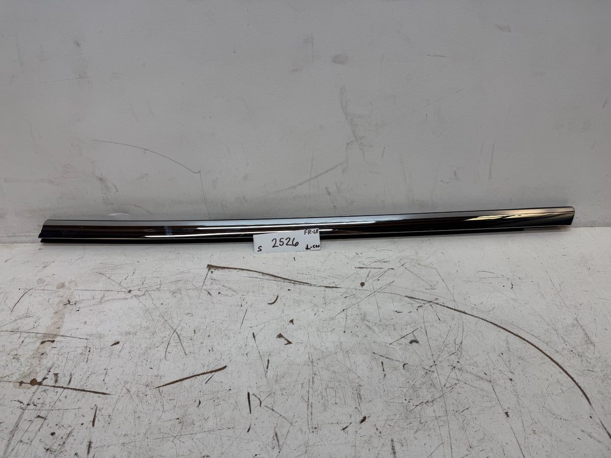 2012-2020 Tesla Model S Front Left Side Door Window Trim Molding Chrome OEM