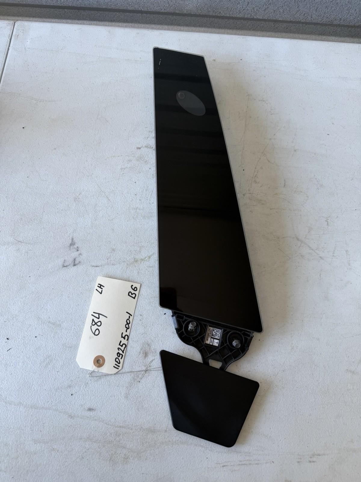 ♦️2017-2023 TESLA MODEL 3 RIGHT SIDE B-PILLAR GLASS W/ CAMERA OEM, 1100441-00-E