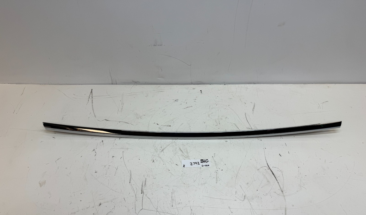 2016-2020 Tesla Model X Rear Left Driver Door Window Belt Molding Trim OEM