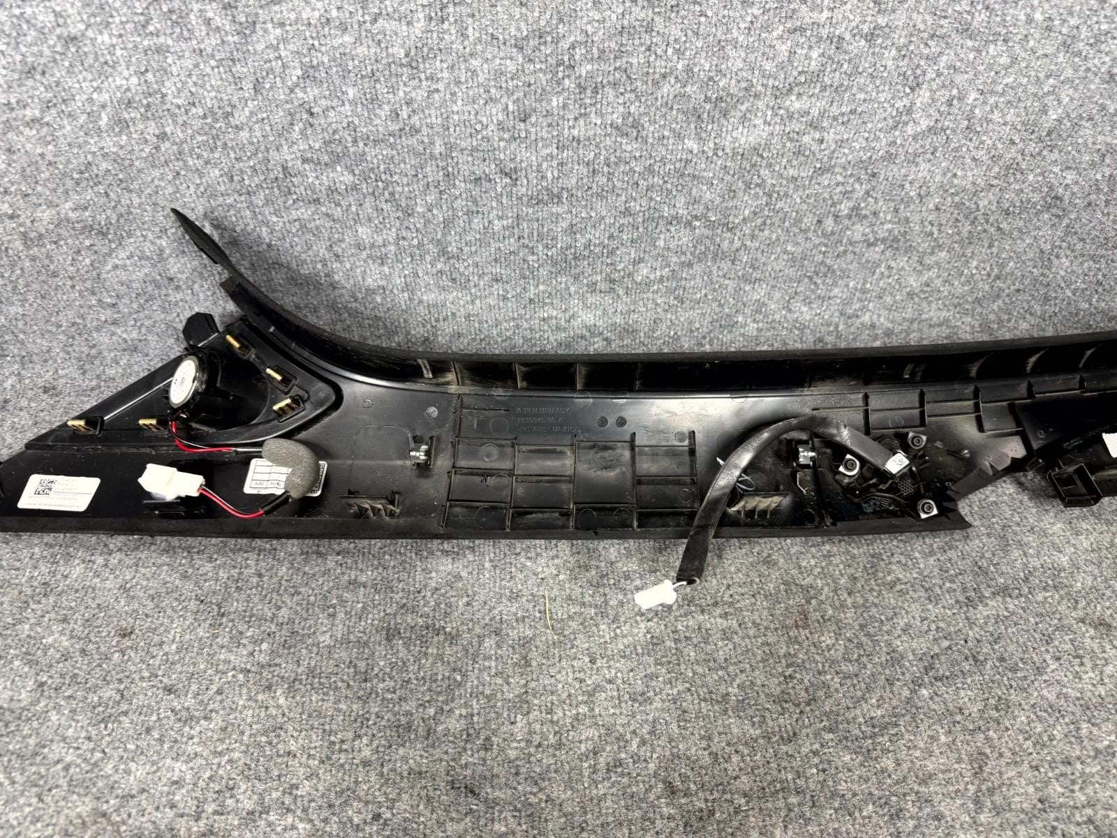 16-20 Tesla Model X Front Right Side A-Pillar Upper Trim Cover OEM, 1035945-00-A