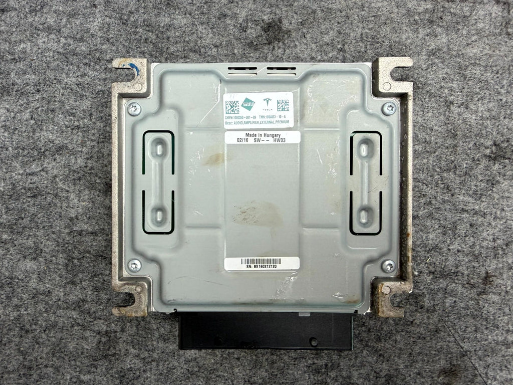 ♦️2012 - 2020 TESLA MODEL S PREMIUM EXTERNAL AUDIO AMPLIFIER OEM, 1004833-10-A