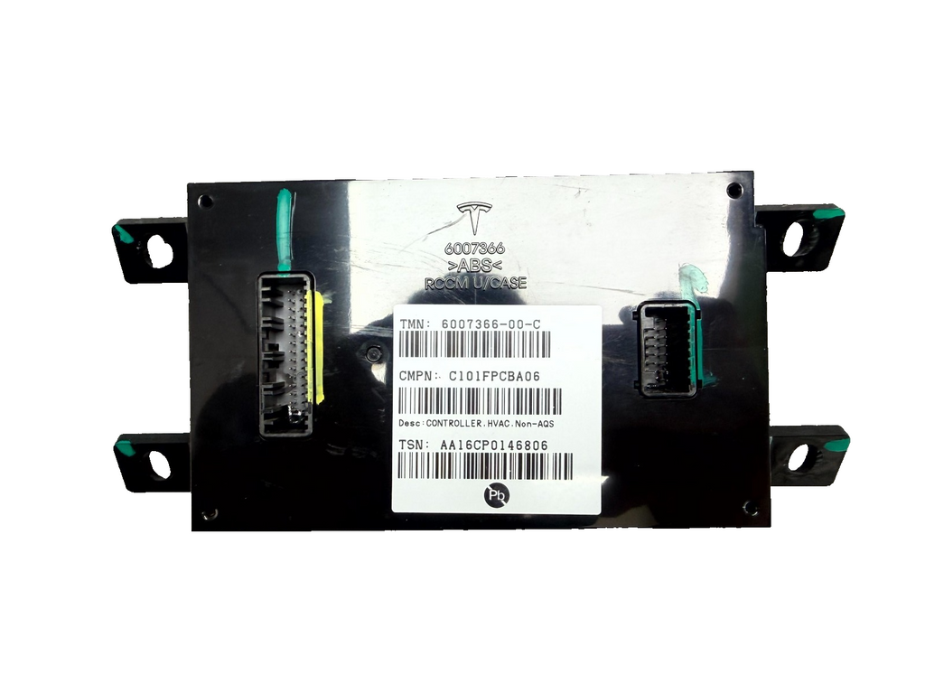 ♦️12 - 20 TESLA MODEL S AC HEATER CLIMATE CONTROL MODULE UNIT OEM, 6007366-00-C