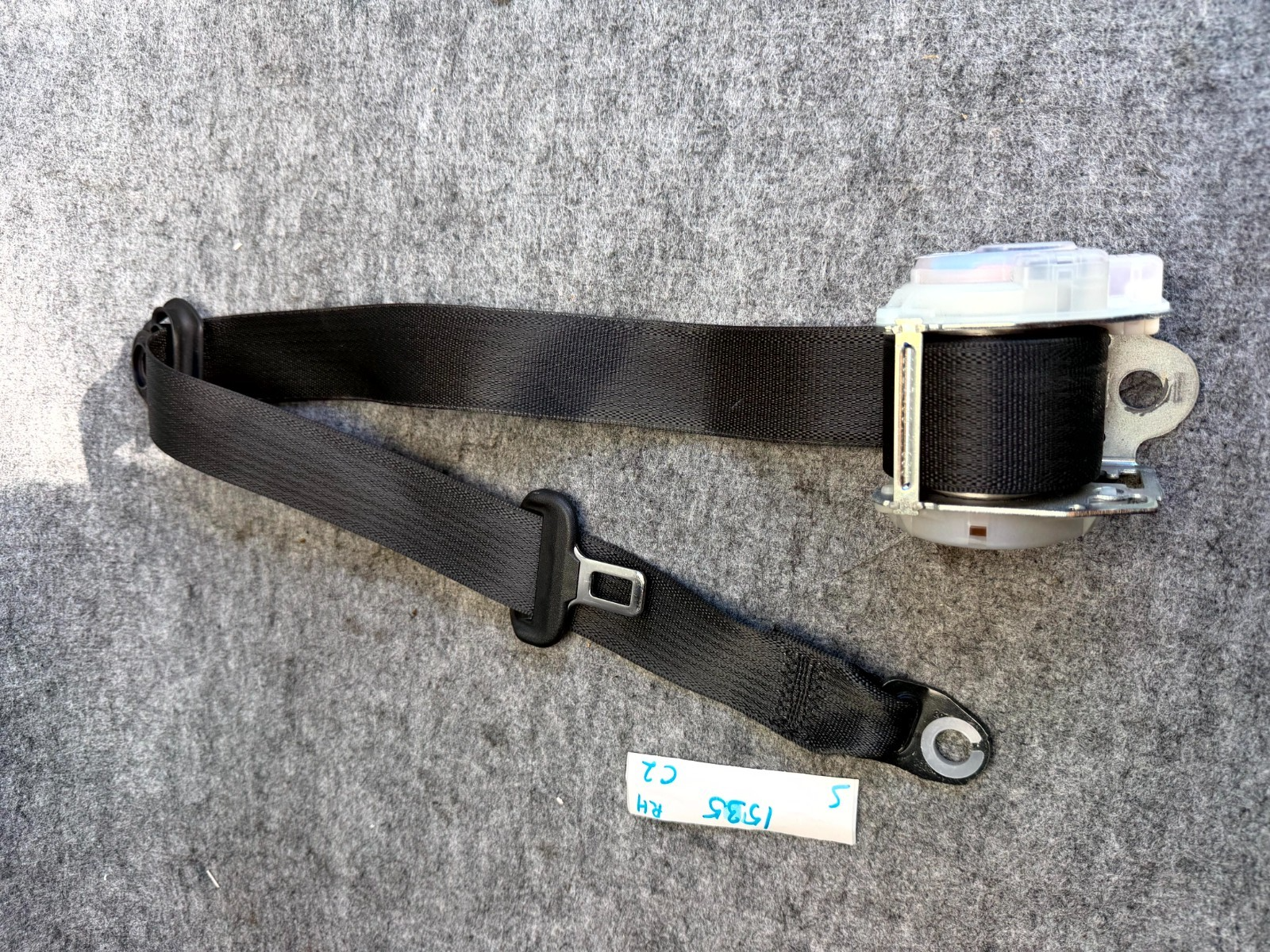 ♦️2012-2020 TESLA MODEL S REAR RIGHT SEAT BELT W/ RETRACTOR OEM, 1023136-00-C