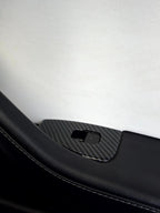 2017-2023 TESLA MODEL 3 REAR RIGHT SIDE DOOR TRIM PANEL BLACK OEM, 1105096-00-E