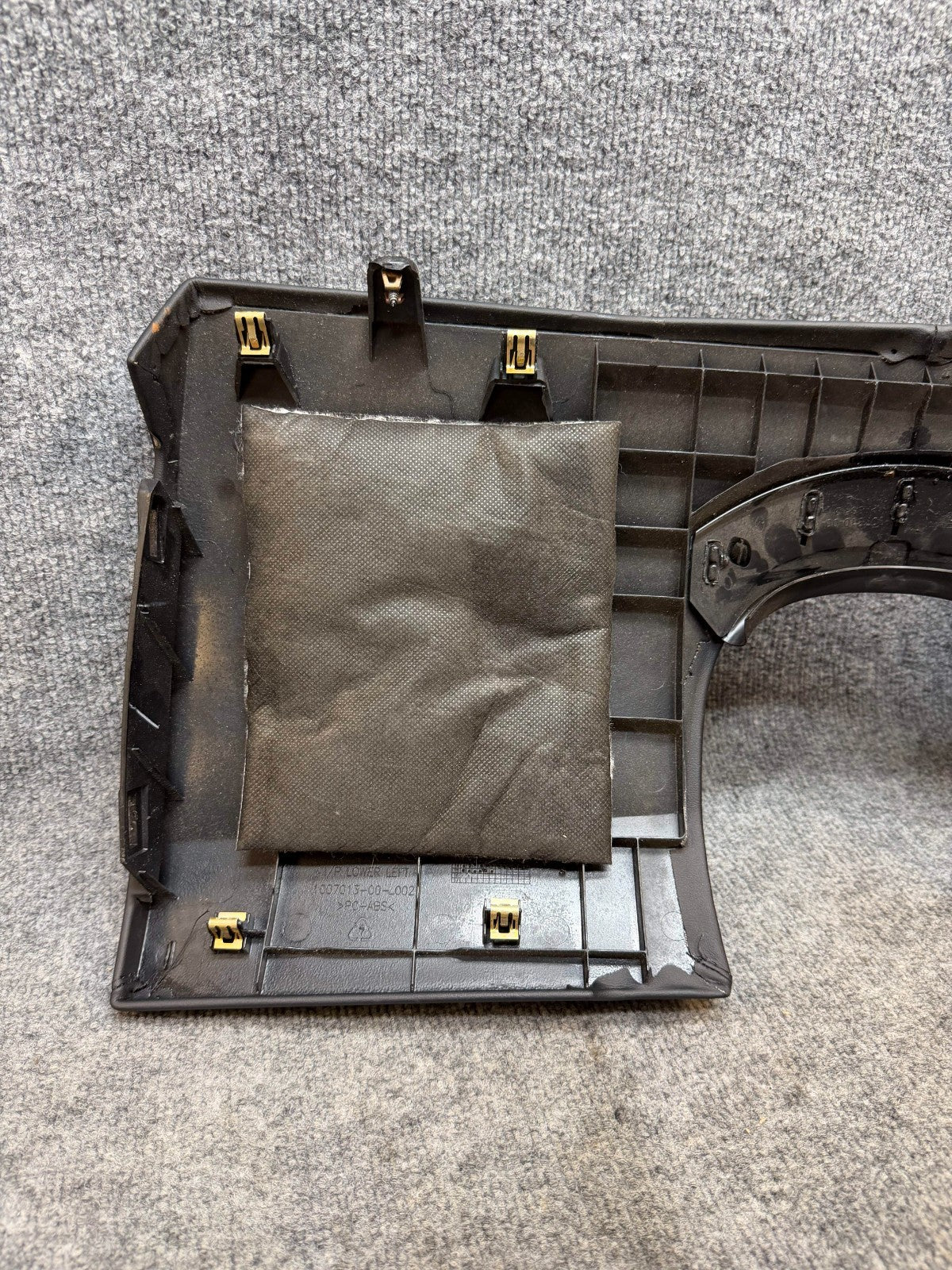 2012-20 Tesla Model S Front Left Side Lower Dash Knee Trim Cover 1007013-00-002