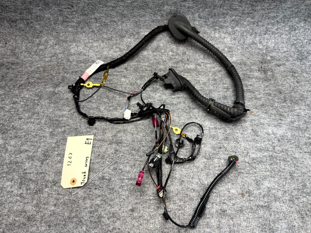 ♦️2017 – 2023 TESLA MODEL 3 TRUNK WIRING HARNESS WIRES OEM, P1068789-00-G