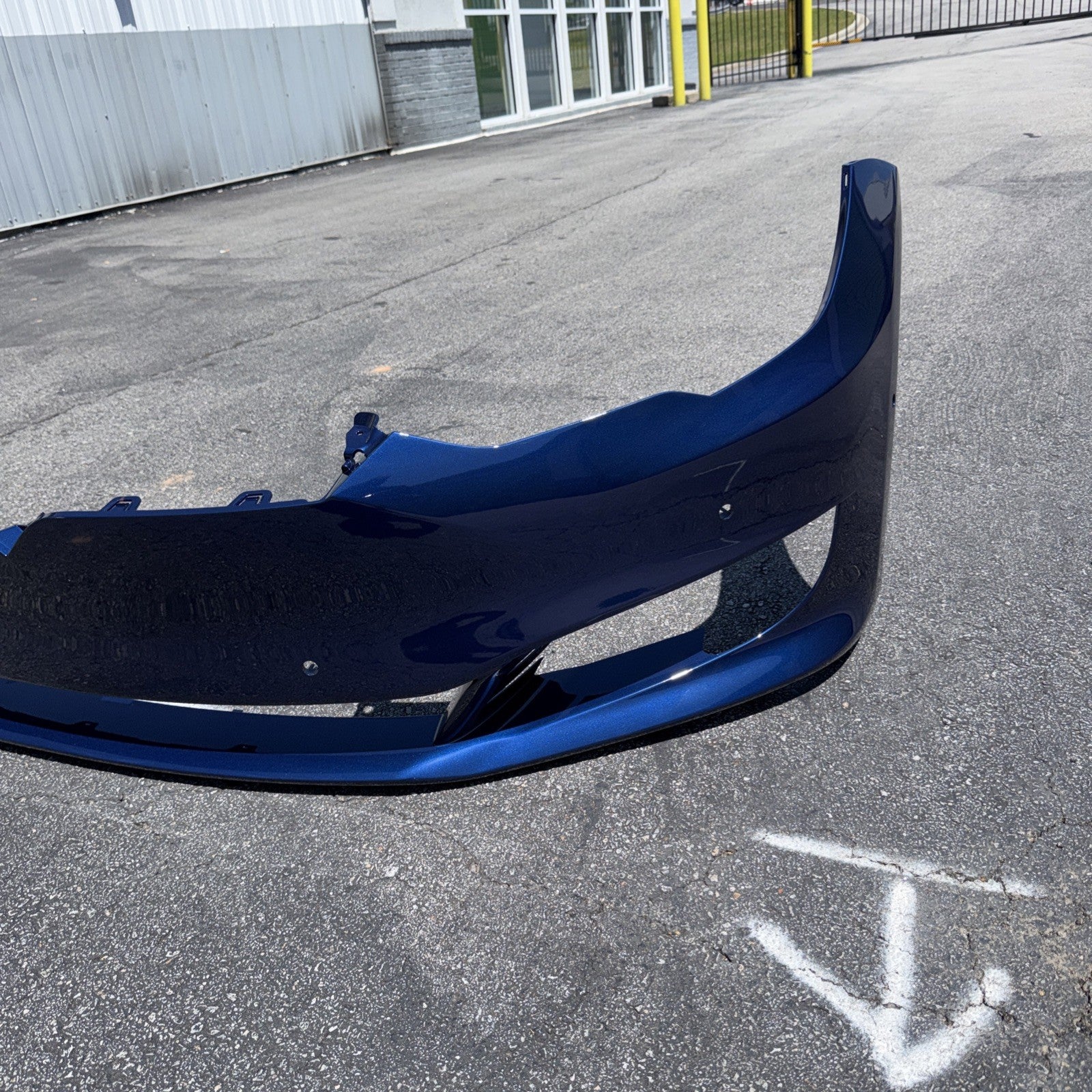 2016-2020 OEM Tesla Model S Front Bumper Cover Panel Black BLUE OEM