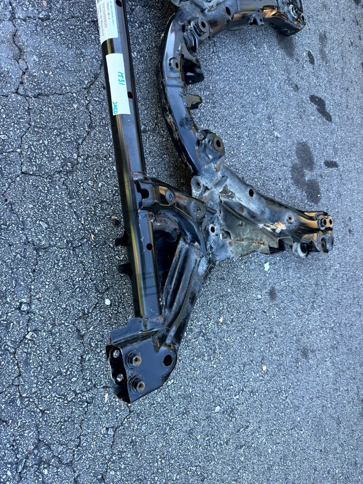 ♦️2017 - 2023 TESLA MODEL 3 FRONT SUBFRAME CROSSMEMBER CRADLE OEM, 1103547-00-A