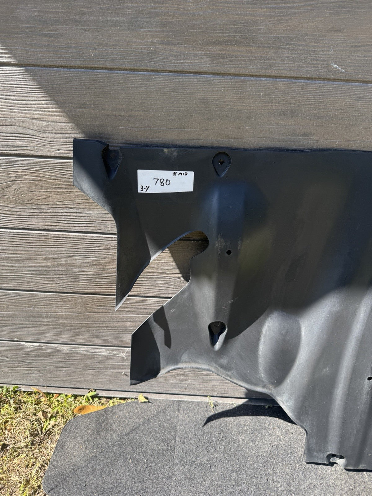 2017-2024 Tesla Model 3/Y Rear bumper Cover Under Splash Shield 1498771-00-E