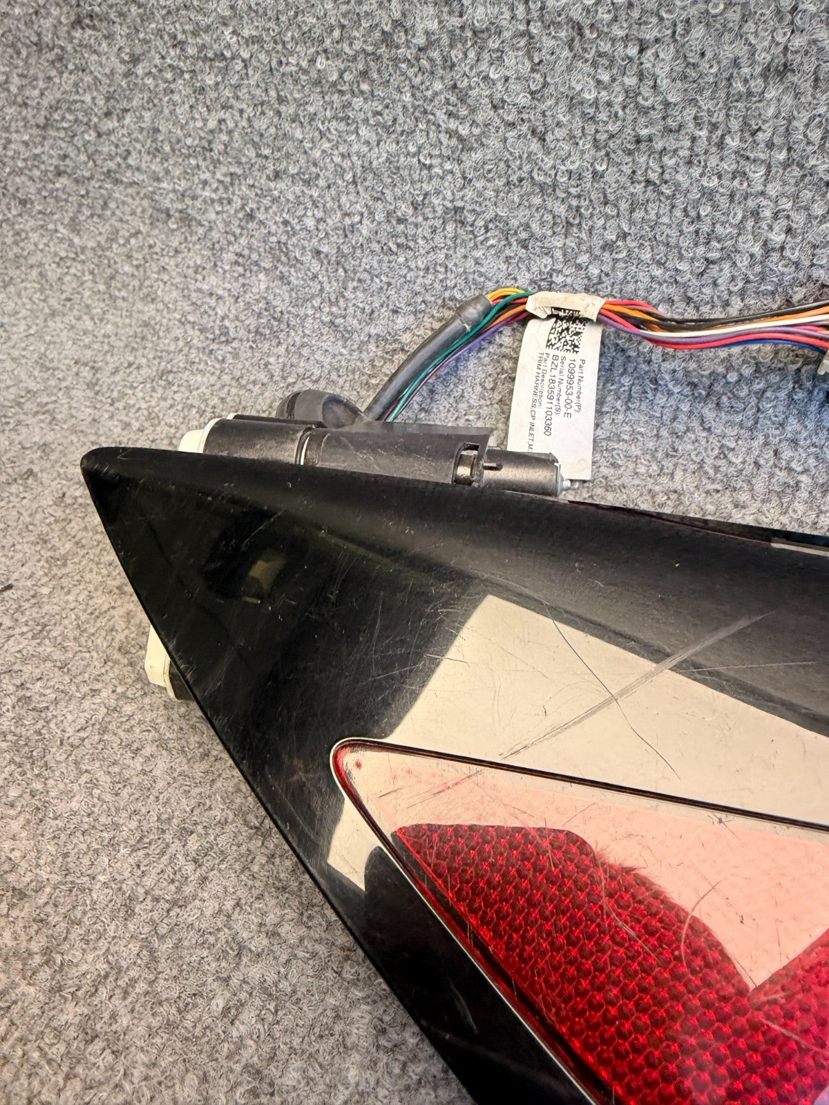 2017-2023 Tesla Model 3 Rear Left Charge Port Door Cover Reflector 1084854-00-G