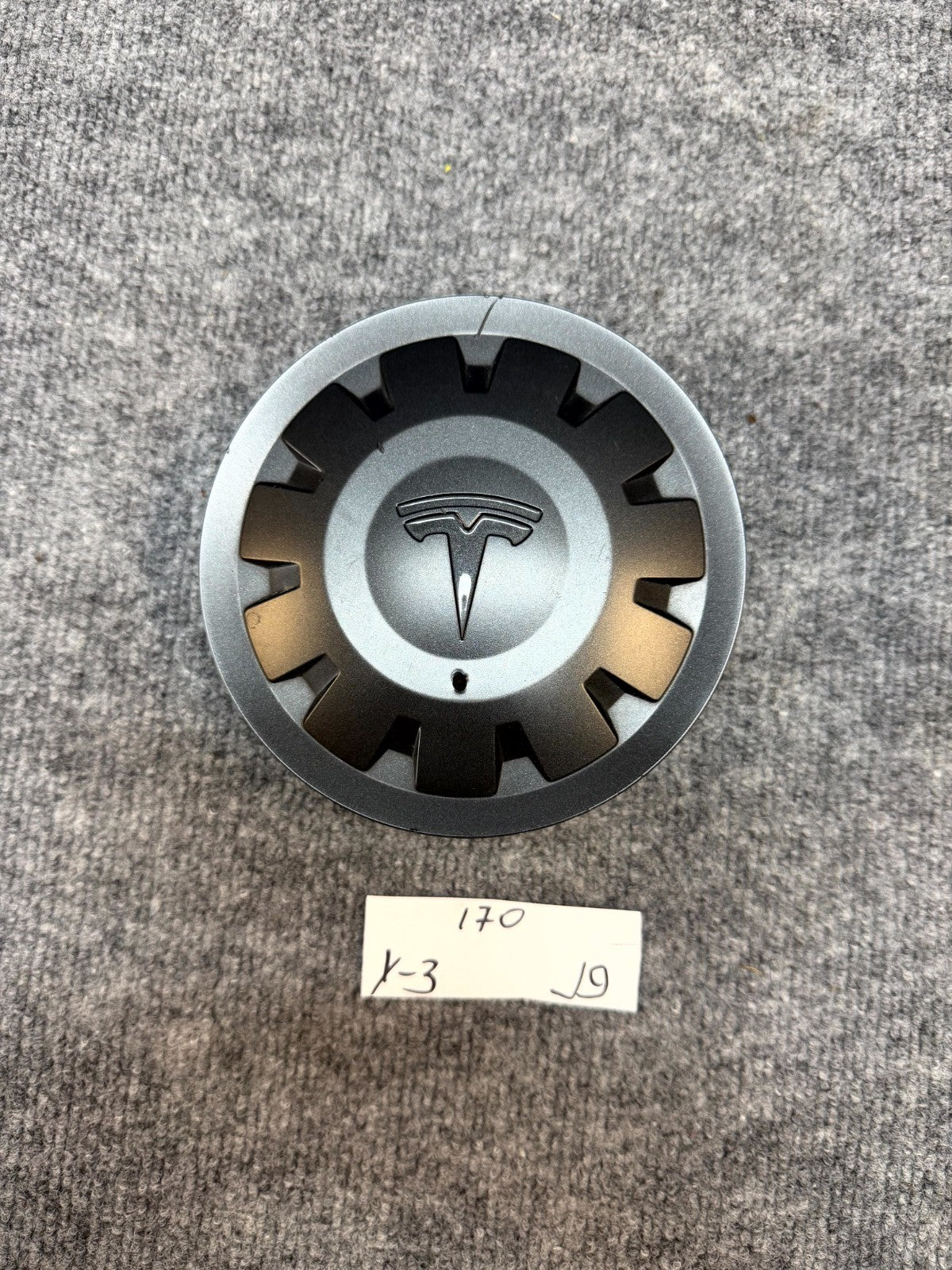 2020 - 2024 TESLA MODEL Y WHEEL CENTER CAP UBERTURBINE OEM, 1188236-00-A