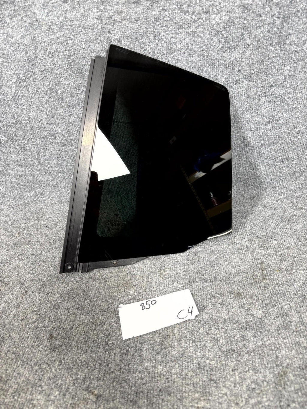 2016-2020 Tesla Model X Rear Left Side Quarter Window Glass OEM, 43R-004553