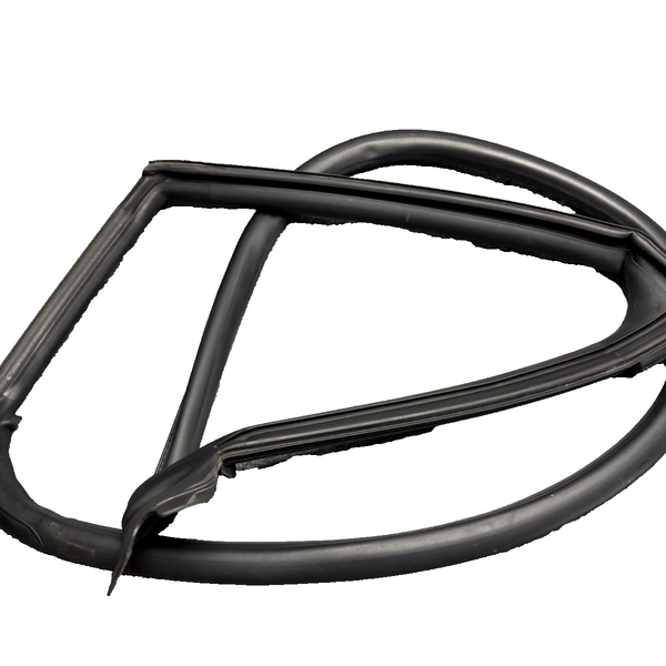 12-20 TESLA MODEL S REAR RIGHT DOOR WINDOW WEATHERSTRIP SEAL OEM, 1038408-00-A