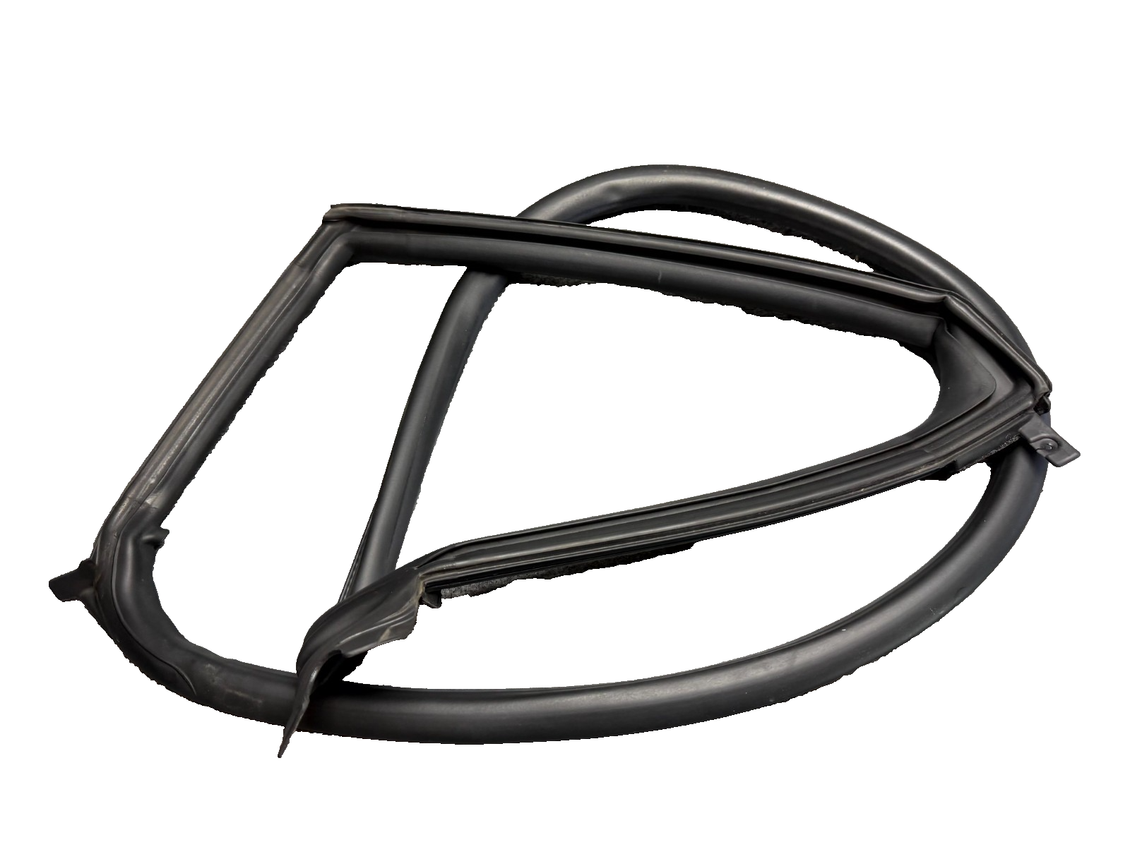 ♦️12-20 TESLA MODEL S REAR RIGHT DOOR WINDOW WEATHERSTRIP SEAL OEM, 1038408-00-A