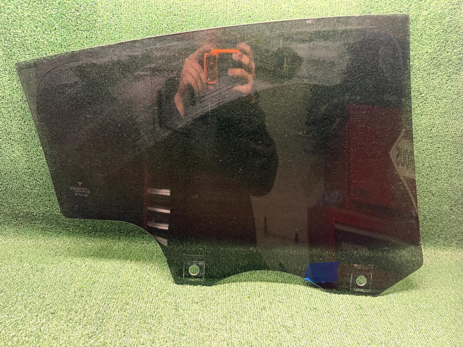 ♦️2020-2023 TESLA MODEL Y REAR LEFT DRIVER SIDE DOOR WINDOW GLASS OEM 43R-004553