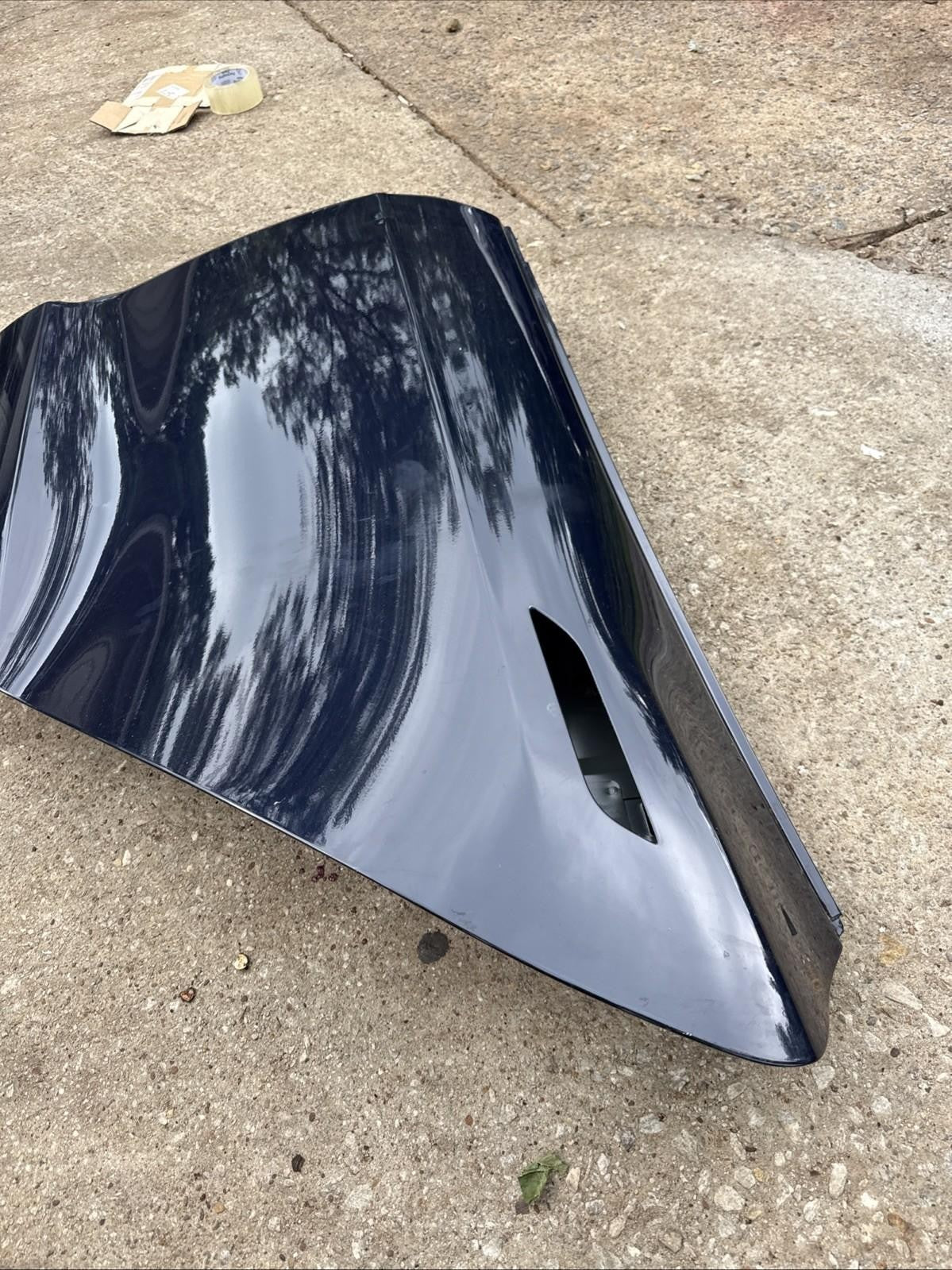 ♦️ 12-16 TESLA MODEL S REAR LEFT DRIVER SIDE DOOR SHELL PANEL OEM, 6006394 E0 H