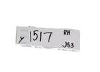 2016-20 Tesla Model Y Right Passenger Side B Pillar Glass Applique 1494241-00-A