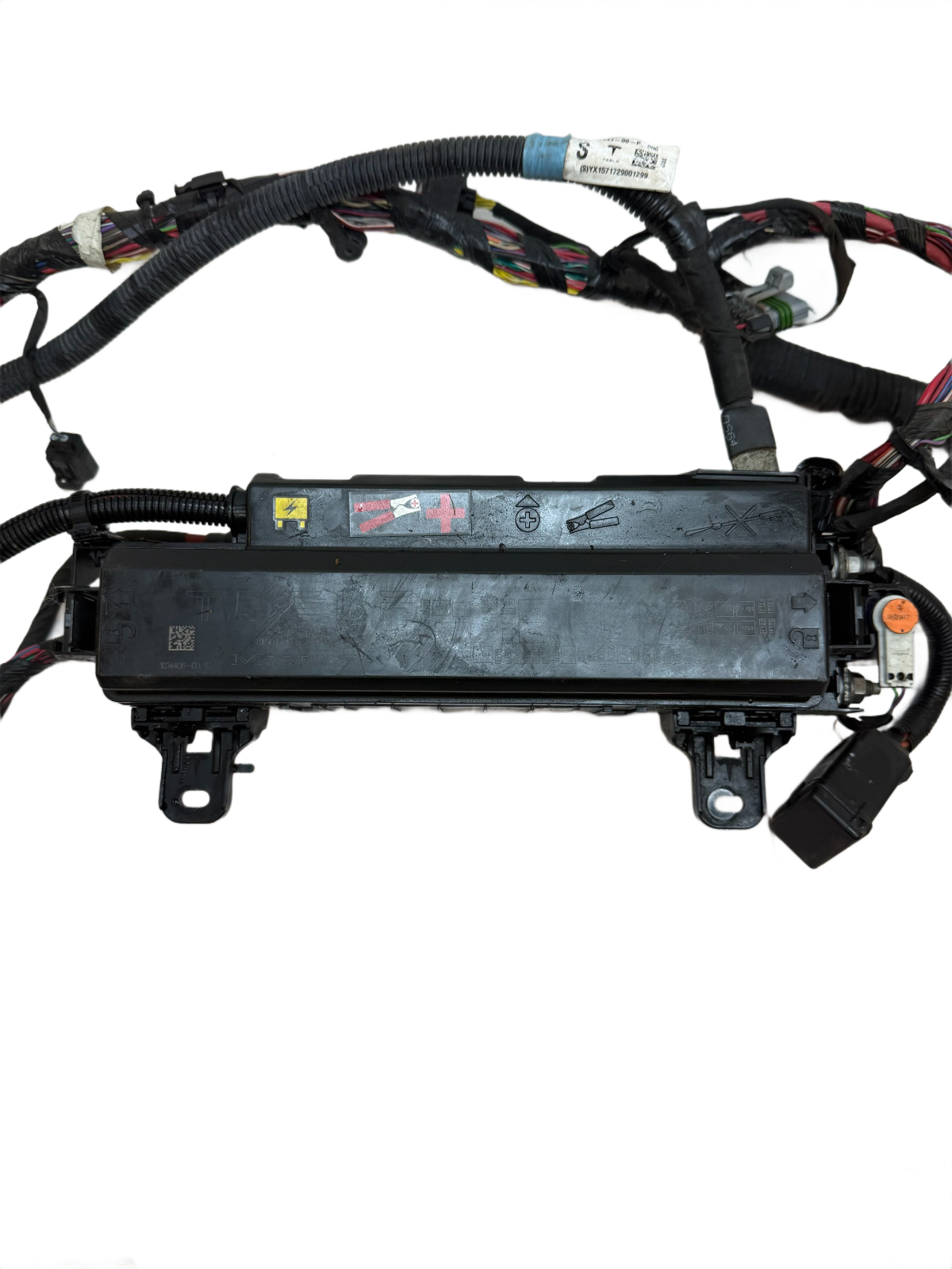 16-20 Tesla Model S Front End Main Wire Wiring Harness W/ Fuse Box 1046132-05-S