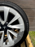 2017 - 2023 TESLA MODEL 3 FACTORY WHEEL RIM WITH TIRE OEM, 1044264-00-A