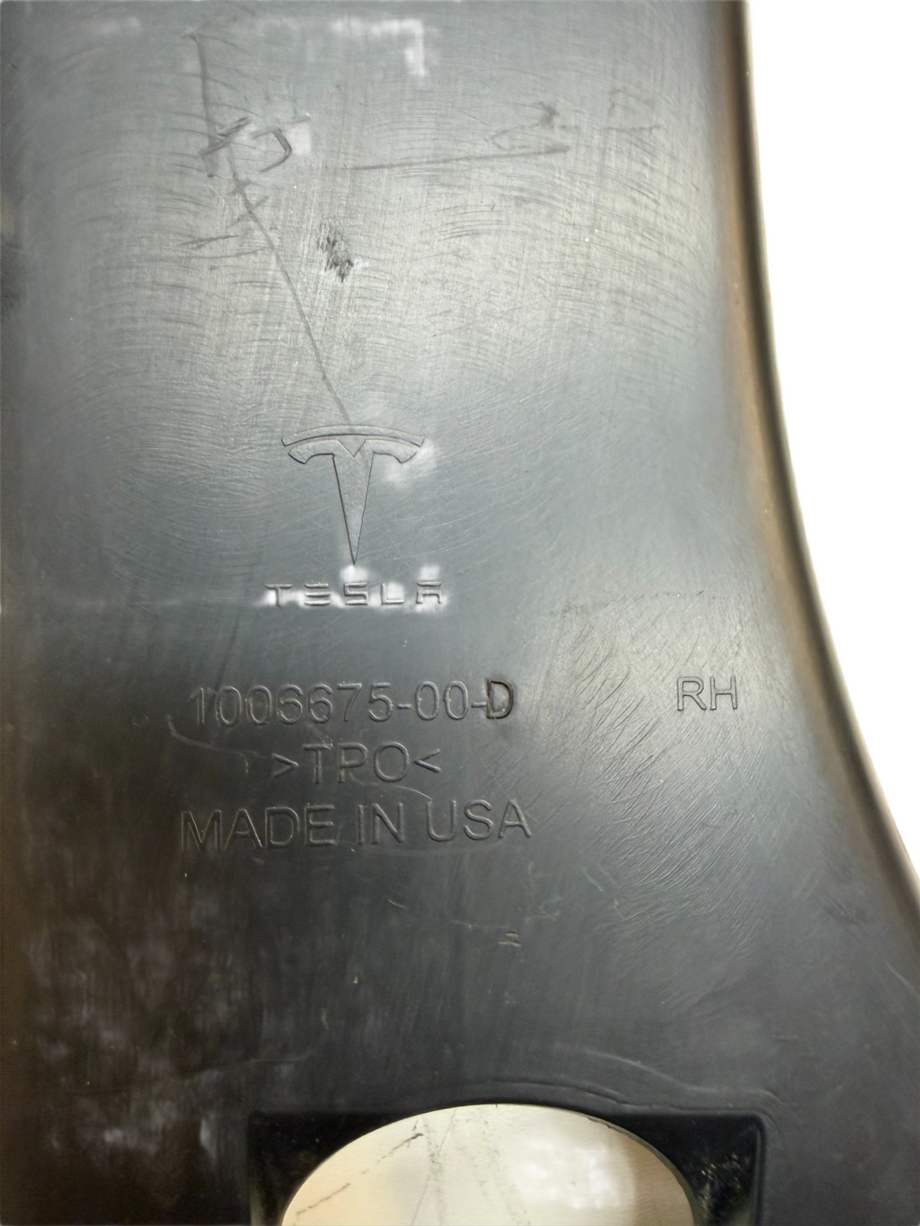 2012-16 Tesla Model S Rear Right Tailgate Boot Space Cover Panel 1006675-00-D