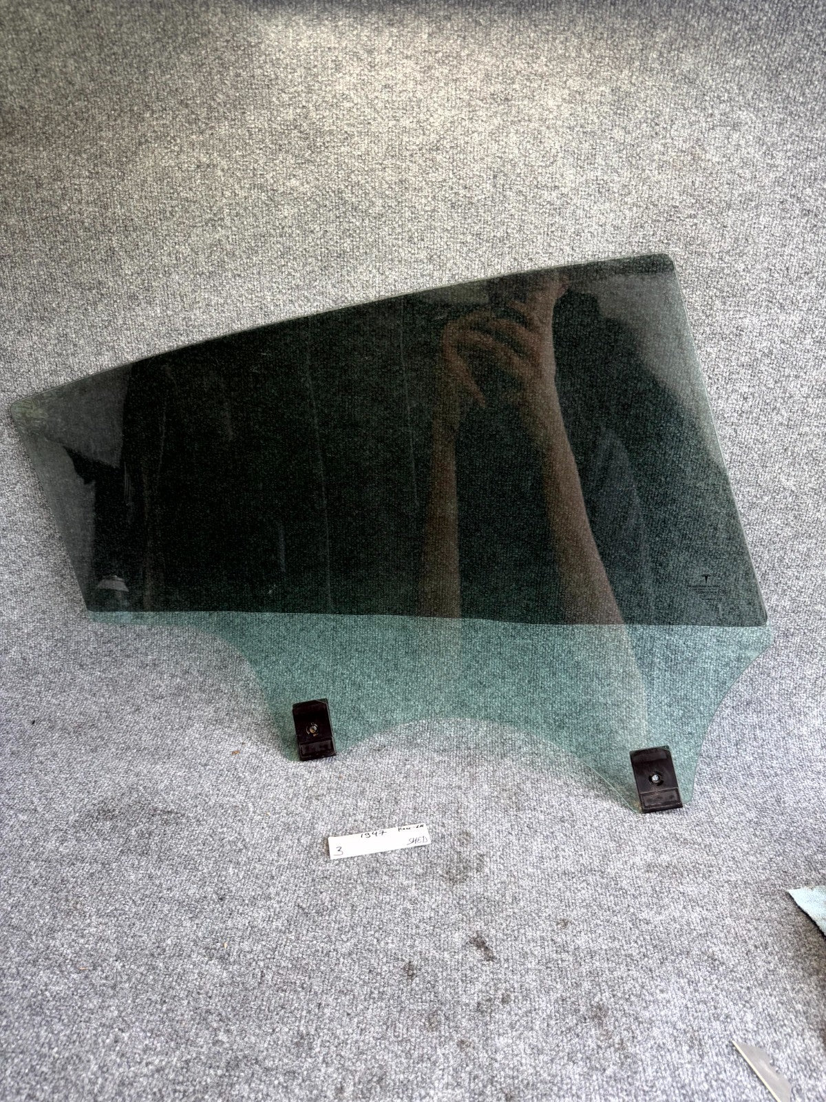 2017-2023 TESLA MODEL 3 REAR LEFT DOOR SHELL PANEL WINDOW GLASS OEM, 43R-014529