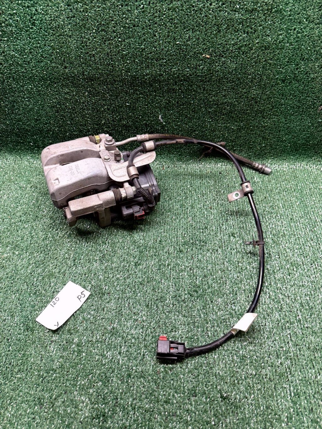 ♦️20–23 TESLA MODEL 3/Y RIGHT SIDE BRAKE CALIPER W/ BRAKE HOSE OEM,1044623-00-J