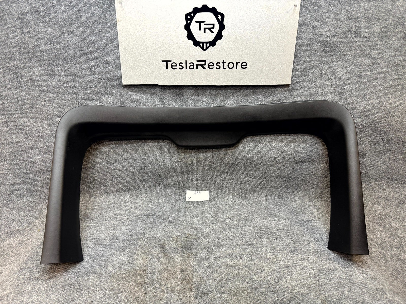 2020 - 2024 TESLA MODEL Y REAR TAILGATE UPPER LIFTGATE PLATE OEM, 1494667-00-A