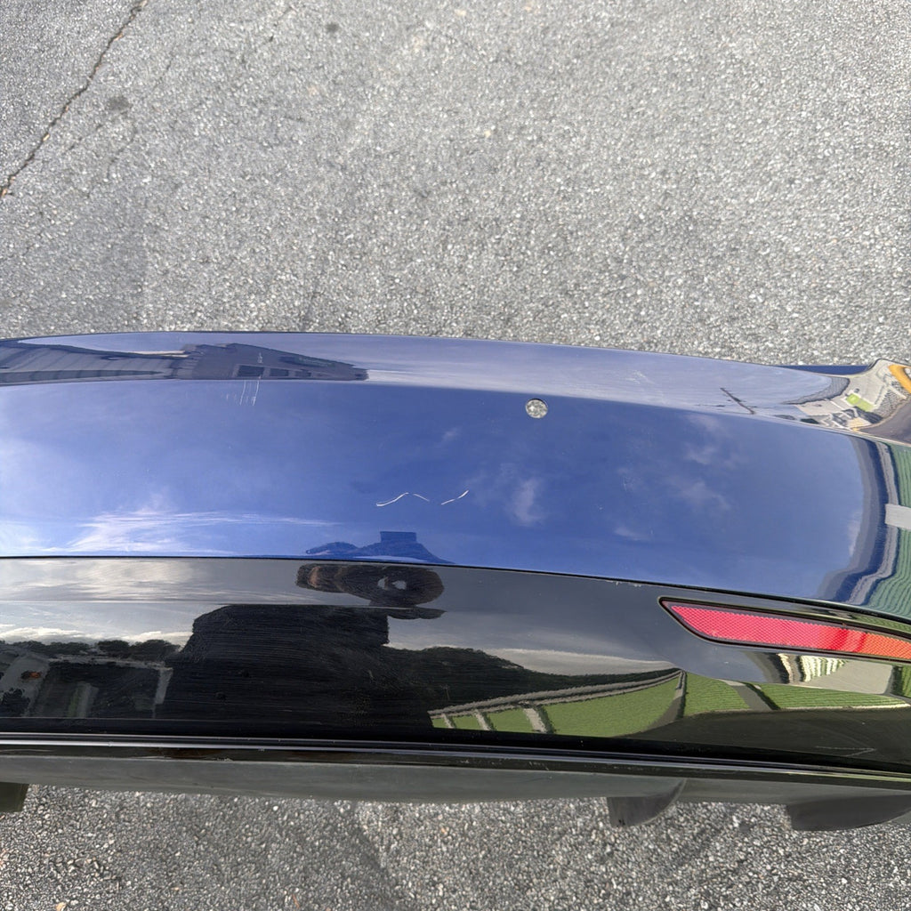 2016-2020 Tesla Model S Rear Bumper Cover w/ Park Sensor Holes Assy Blue PPSB