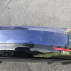 2016-2020 Tesla Model S Rear Bumper Cover w/ Park Sensor Holes Assy Blue PPSB